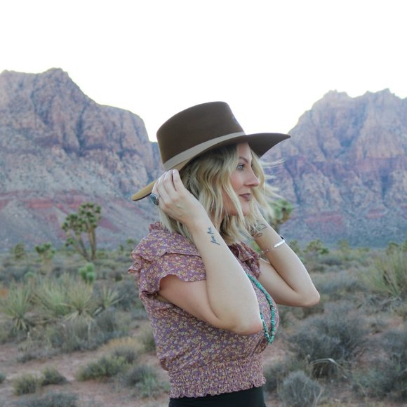 Charlie 1 Horse Highway Felt Western Hat- Acorn - Picture 5 of 7